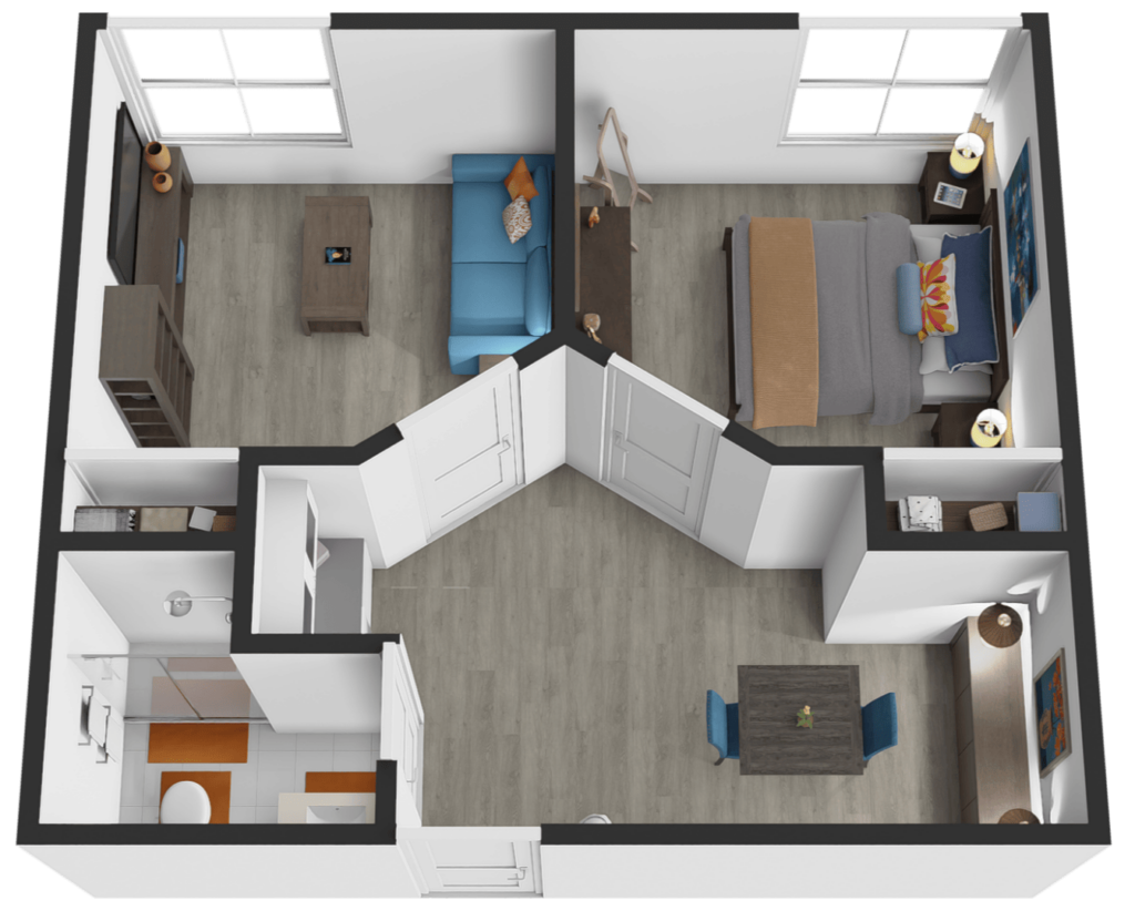 Sodalis Windcrest | 2 room